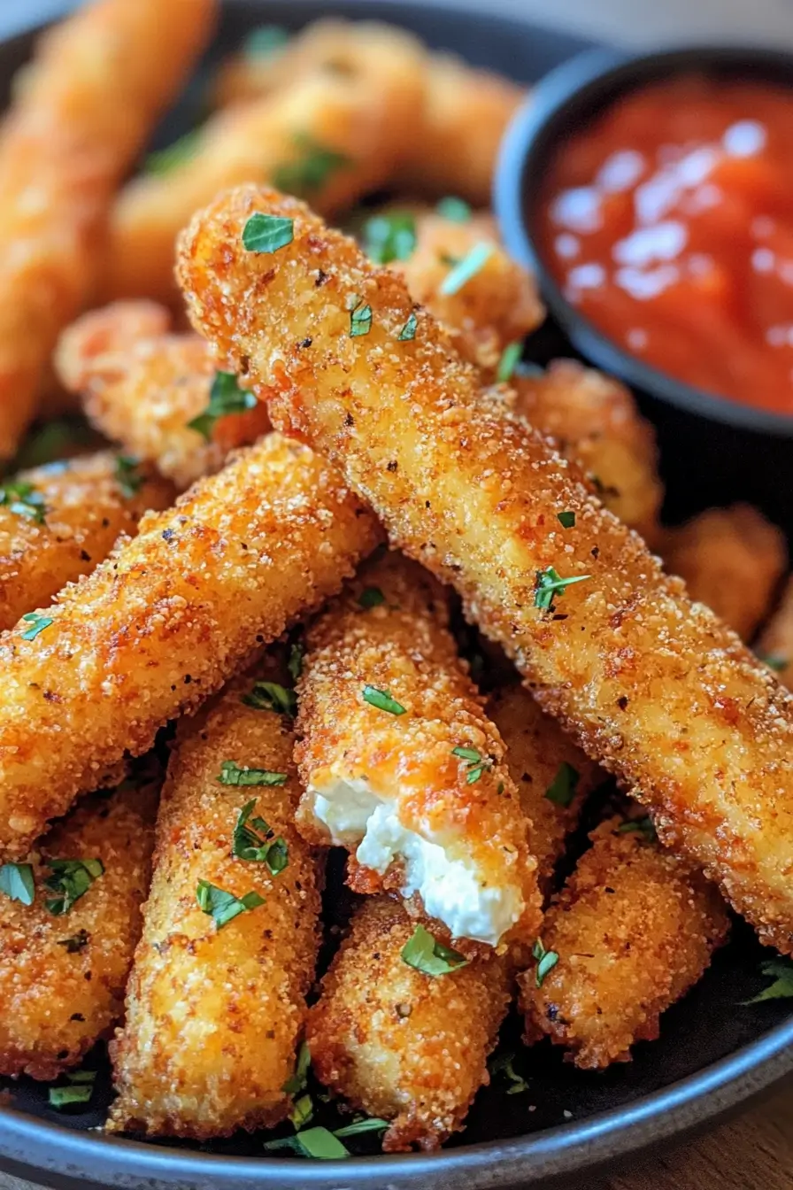 Homemade Mozzarella Sticks