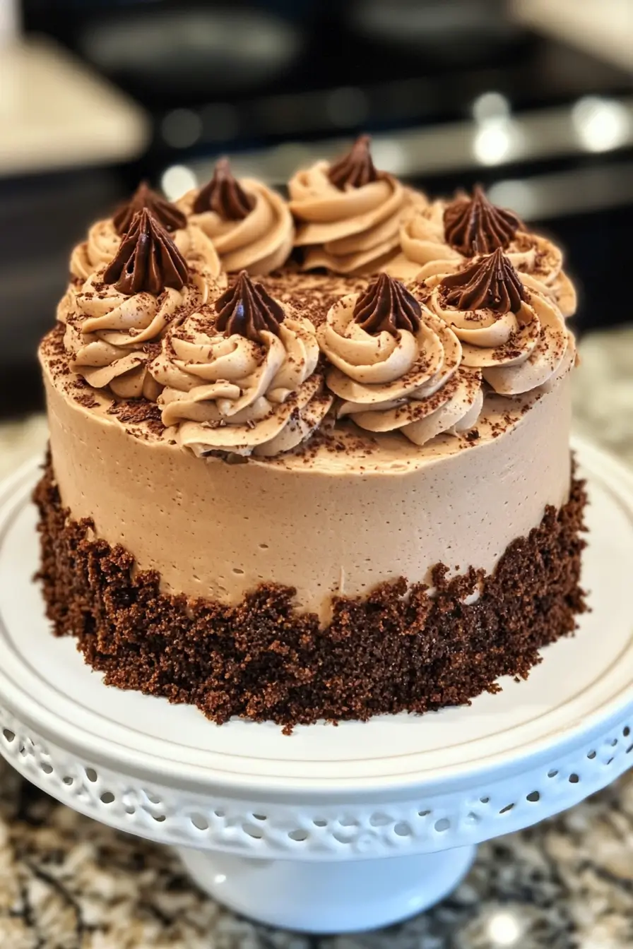 Moist Chocolate Cake with Frosting