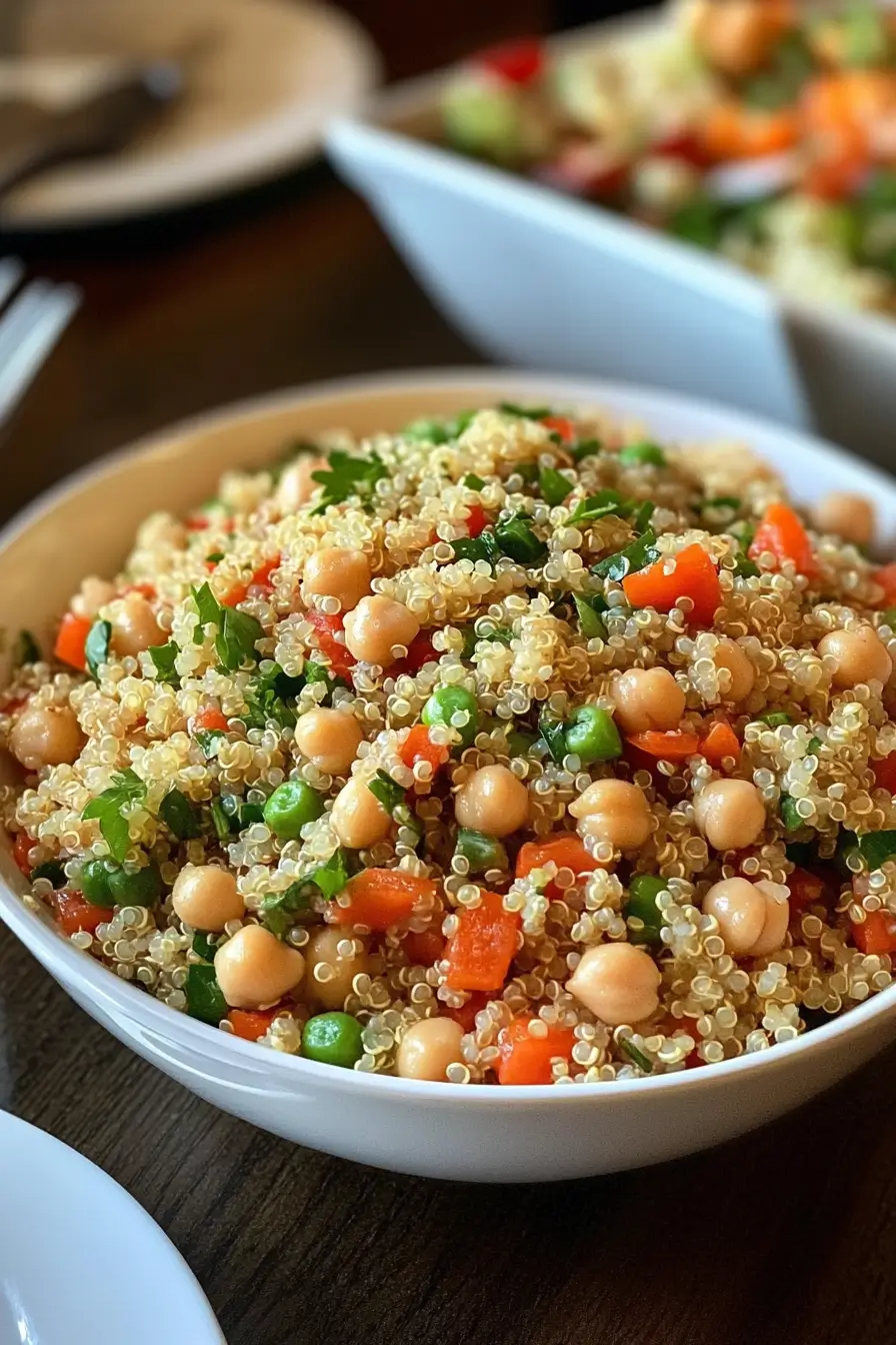 Quinoa Chickpea Salad