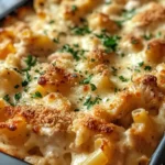 Southwest Chicken Alfredo Bake